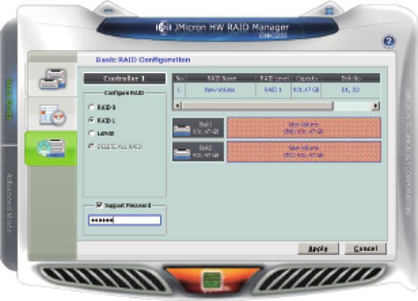 a-2 Create Password for the RAID volume (optional)