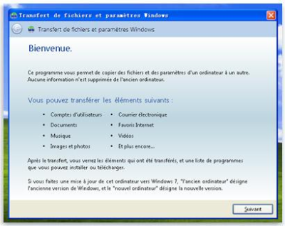 Le Transfert de fichiers et paramètres Windows simplifie le déplacement de vos fichiers et paramètres.